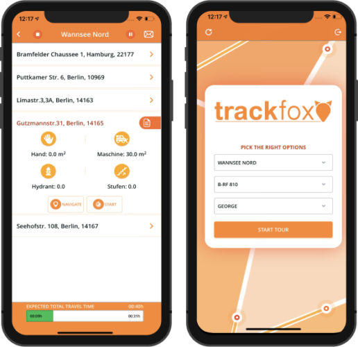 Trackfox Winterdienst Software